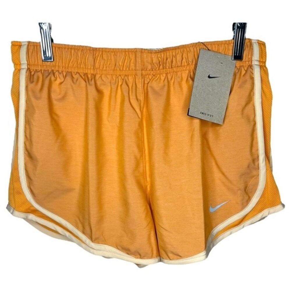 NWT Nike Tempo Dry Core Shorts sz M * Orange Running 3" Workout Brief Gym
